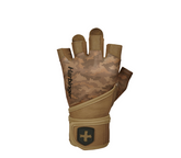 PRO WRISTWRAP GLOVES TAN CAMO
