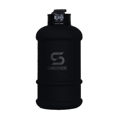 ShakeSphere 1.3L Hydration Jug Matte Black/Black Logo