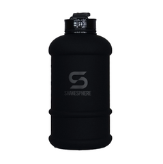 ShakeSphere 1.3L Hydration Jug Matte Black/Black Logo