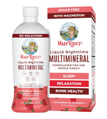 Nighttime Multimineral Liquid, Cranberry, 32 oz Mary Ruths